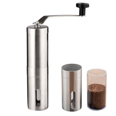 America Hot Selling Manual Mini Coffee Grinders Commercial Espresso Cafe Ceramic Burr Stainless Steel Hand Crank Coffee Grinder