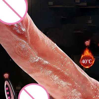 LOVE Amazon's Double Layer Soft Silicone Dildo Waterproof Adult Sex Toys with Remote Control Realistic Prepuce Liquid Silicone