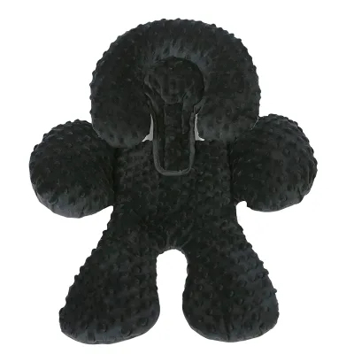 Infant Car Seat Head Neck Body Support Ultra-Soft Minky and Microfiber Newborn Car Seat Insert Cushion 2-in-1 Reversible