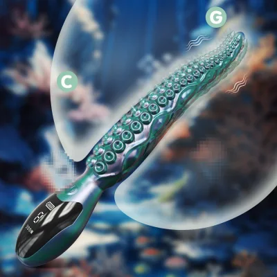 9 Vibrations Modes Soft Silicone G Spot Anal Vagina Stimulation Monster Octopus Tentacle Dildo Sex Toys Women