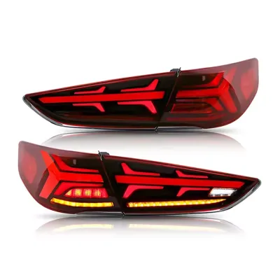 Red Car Tail Light Assembly Taillight for Hyundai Sonata 9th 2018-2020 LED Rear Lamp Auto Taillamp