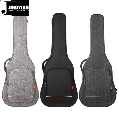 2022 Jingying Music Guitar Accessories,41 Inch Thickened Guitar Bag 10mm Double Shoulder Folk Guitar Bags