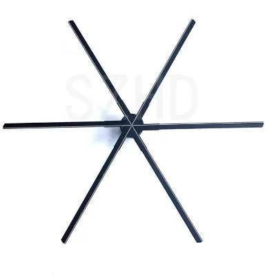 Wholesale Factory Price 1536*1536px 6Blades 60cm 65cm 100cm 3D Hologram Fan