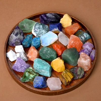 Wholesale Spirit Crystal Rough Stone 3-5cm Irregular Shape Crystal Raw Stone Amethyst Rose Quartz Gemstone