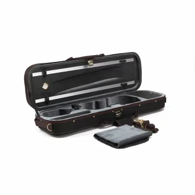 String Instrument Accessories Violin Case Oxford Cloth Violin Box with Lock Strap Hygrometer