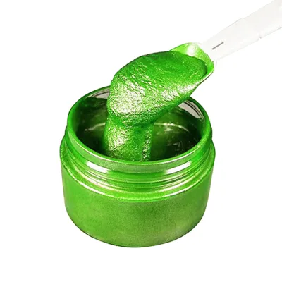 50g Concentrated Pearlescent Tinting Cream Oil-Based Pigment Paste Slow-Cure Compatible Metallic Dye Slurry for DIY Epoxy Crafts