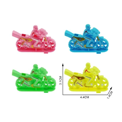 Wholesale Kids Mini Racing Motorcycle Whistle Toys Sport Motorbike Whistle Racer Bike Noise Makers Vending Machine Capsule Toys