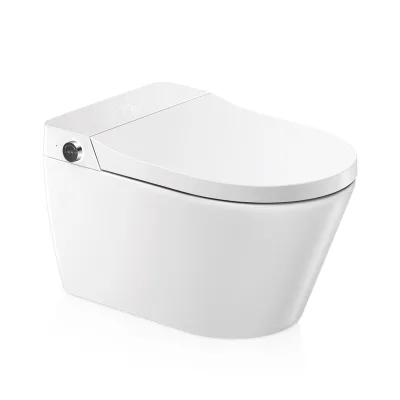 110V/220V P Trap Modern Electric Intelligent White Wall Hung Smart Wc Toilet