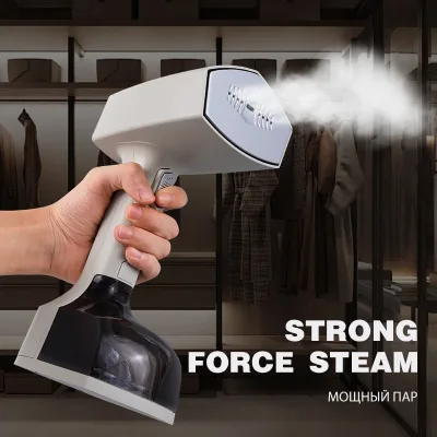 New Cross-border Handheld Garment Steamer Dual-use Dry/wet Steam Portable 2500W High-power 350ml Water tank