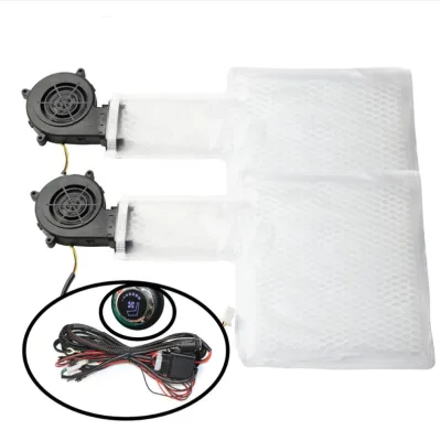 2020 New Outlet Fan Cooling Car Interior Seat Fan 12v Electric Air Flow Car Seat Ventilation System