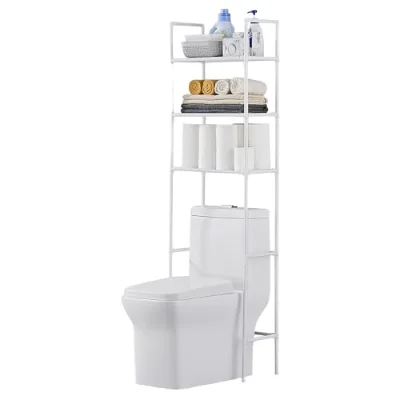 Three-layer floor-standing simple storage rack