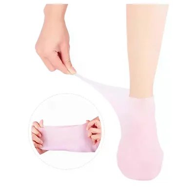 Silicone Moisturizing Gel Socks Breathable Socks Elastic Soft Non-slip Moisturizing Sock for Women Foot Care