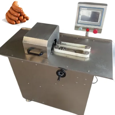 JUYOU Automatic Industrial Sausage Twister Tie Knot Linker Chorizo Tying Machine With Linker