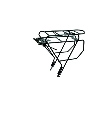 OEM Durable and Cheap Price 700C Aluminum Alloy Black Ebike Rear Carrier