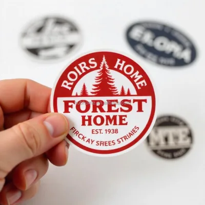 Wholesale Custom Shape Cute Pvc Printable Sticker Waterproof Product Tag Decoration Stickers