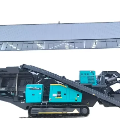 SP1560SE Crawler Screening Equipment Diesel Power for Mining Quarry Rock Crushing Site