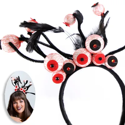 HY2 Halloween Decorations Felt Headbands Accessories Party Supplies Halloween Hair Bands Headbands Masquerade Decoration