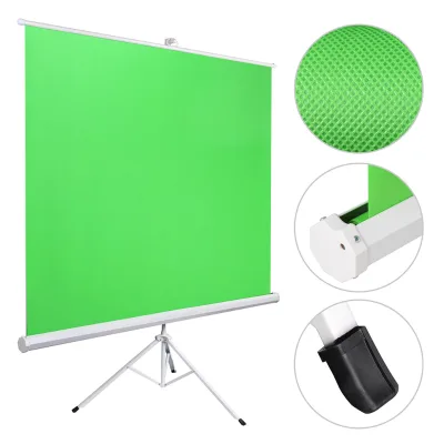 Backdrop Screen Fast Fold Moveable Background Green with Tripod Stand for Photography Video