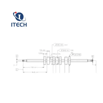 ATM Machine Spare Parts Wincor Driven Shaft Rubber Bobbins Dnseries 1750338268 01750338268