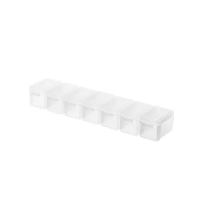 Daily Travel Portable Pill Box Can Be Freely Combined and Divided. Medicine Box Storage Box and Portable Small Medicine Box