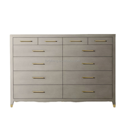 Ferly Hot Sale Dresser Dresser for Bedroom Modern 12 Drawers Bedroom Furniture Room Dresser