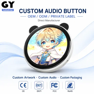 Custom Electronic Badge Smart Digital Pin Badge for Gifts Events Promotions and Branding