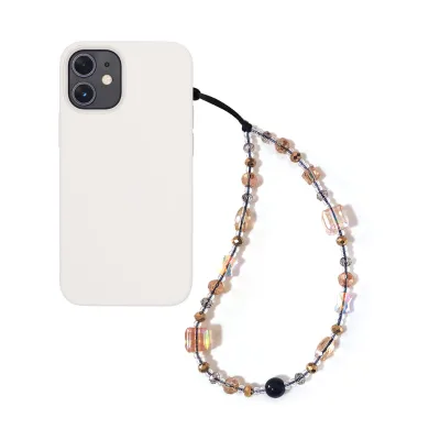 Girls Ins Style Butterfly Mobile Phone Chain Hanging Ornaments Street Beaded Crystal phone case strap phone strap