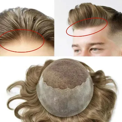 Toupee for Men China Manufacturers and Suppliers Freestyle Natural Looking Q6 Human Hair Toupee for Men With Factory Price