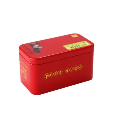 Large Capacity Metal Chinese Airtight Luxury Tea & Coffee Container Canister with Tin Packaging for Beverage Use
