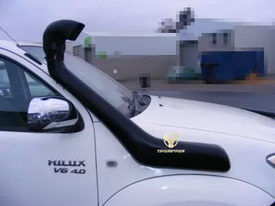 4X4 Pickup Truck Car Body Exterior Conversion Kit ABS Water Wading Device Snorkel for Hilux Vigo 2012 2014