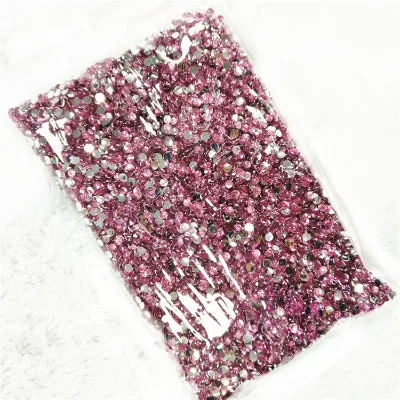 Yiwu Crystal Round Flat Back Resin Rhinestone Bead Wholesale 3mm 4mm 5mm 6mm Etc