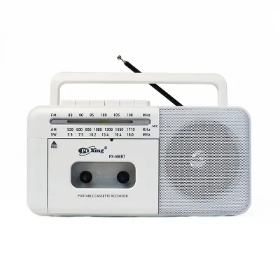 Antique Kaset Fm Sw Mw Tape Cassette Player Cassette Recorder Radio for Listening Music
