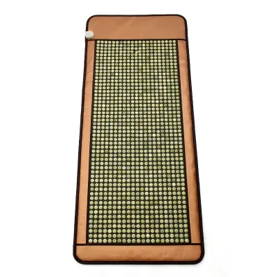 Factory Provide Natural Jade Stone Thermal Jade Mat Bed Cool Negative Ion EMF Shielded Pain Relief Heating Body