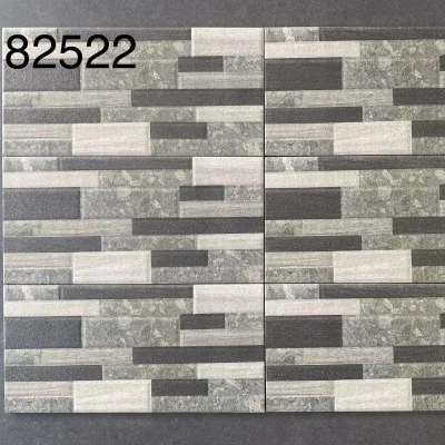 Grey 3D Split Surface Culture Tile Hot Sell Ceramic Tiles 200*400 Guangzhou Tiles Wall Ceramic Tiles