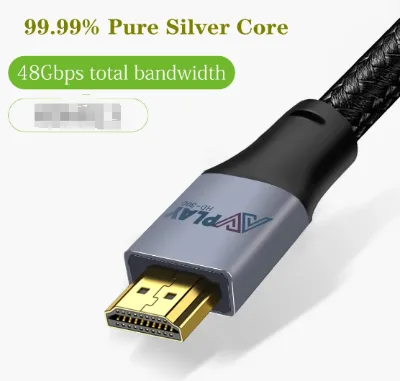 AVplay HD-300 99.99% Silver Hi-end HiFi Audio DAC DDC CD I2S IIS RJ45 Wire Player Connect DAC HD-MI2.1 4K 8K Cable HD-300