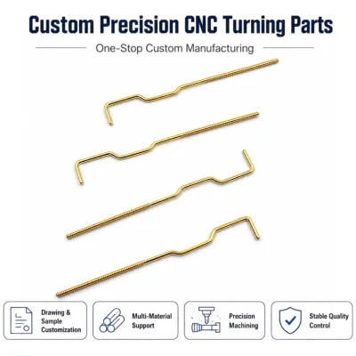 Gold Plated Custom Bent Spring Wire Contact Pin Precision Electrical Connector M2 M3 M4 30mm 40mm 50mm 60mm Spring Contact Pin