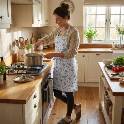 Kitchen Apron for Cleaning Multi Function Home Chef Baking Clothes Adult Kitchen Cleaning Apron
