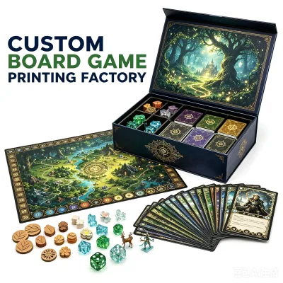 Factory Customized Design Luxury Board Game with GameBoard Paper Printing Product Friends Gathering Game