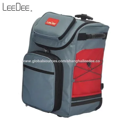 Factory Price Spacious Insulated Trolley Cooler for Outdoor Sports