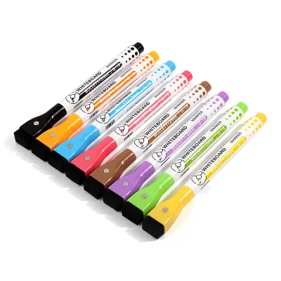 New Design Magnetic Liquid Chalk Marker Promotional Erasable Chalk Marker Pen with Eraser for Advertising Board