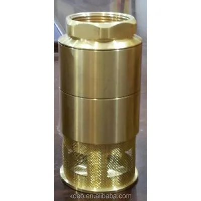All Size Brass Foot Valve Cheap Price Foot Check Bottom Valve