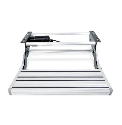 OEM Supplier RV Manual Step Silver Anodized Rounded Edge Strong Construction for Caravan Trailers