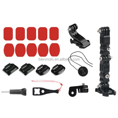 Front Side Support Mount Motorcycle Helmet Adapter for GoPro Hero 10/9/8/7/6 Black Go Pro Accessory