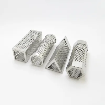 WELAND All Sizes Premium 304 Stainless Steel Perforated Pellet Smoker Tube for Charcoal Grill