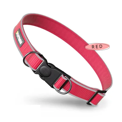 New Arrival Durable Comfortable Fashion Night Safety Nylon Reflective Dog Training Collar