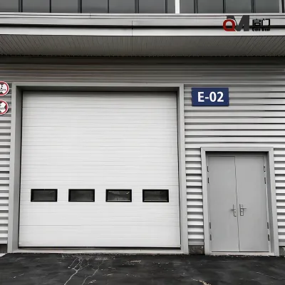Modern Design Manual/Auto Roll-up Sandwich Doors Finished Sectional for Workshop Application