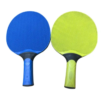 OutDoor Set Waterproof Plastic Table Tennis Racket Rubber and Plastic Suitable for Beginners and Entertainment