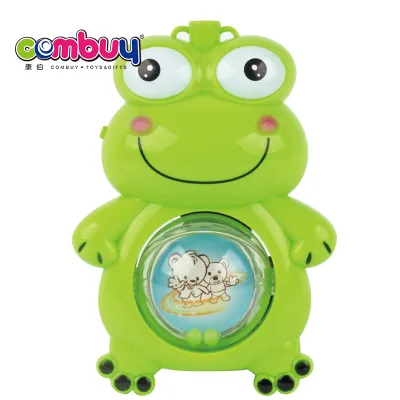 Animal Series Soft Toy Set Baby Rattle with Music Lighting Sound-Made of Silicone