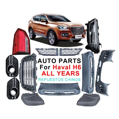 For Great Wall Haval H6 All Years Headlight Tail Lamp Front Rear Bumper DRL Daytime Running Light Fender Rearview Mirror Part