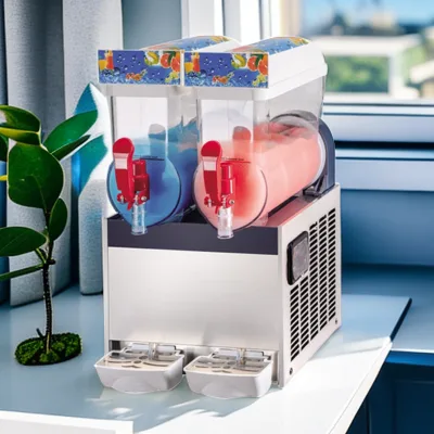 Hotel Restaurant Commercial Slush Machine/Slush Maker/Slushy Machines With 2 Tanks